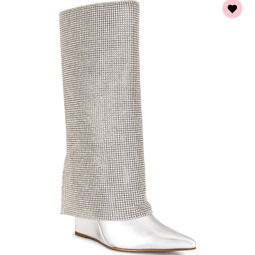 Riski Boot in Silver Steve Madden